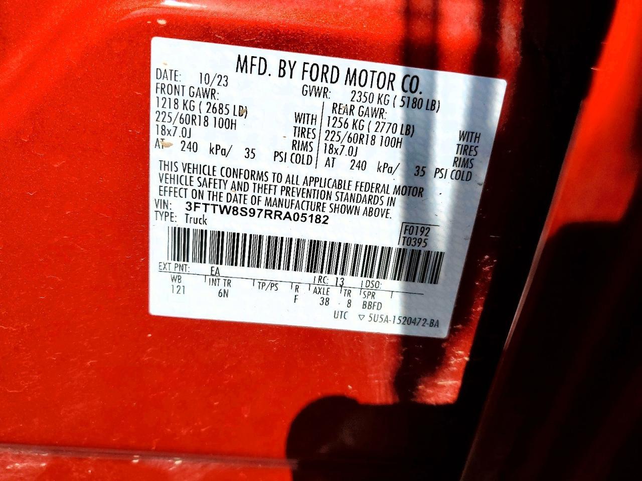 2024 Ford Maverick Lariat AWD