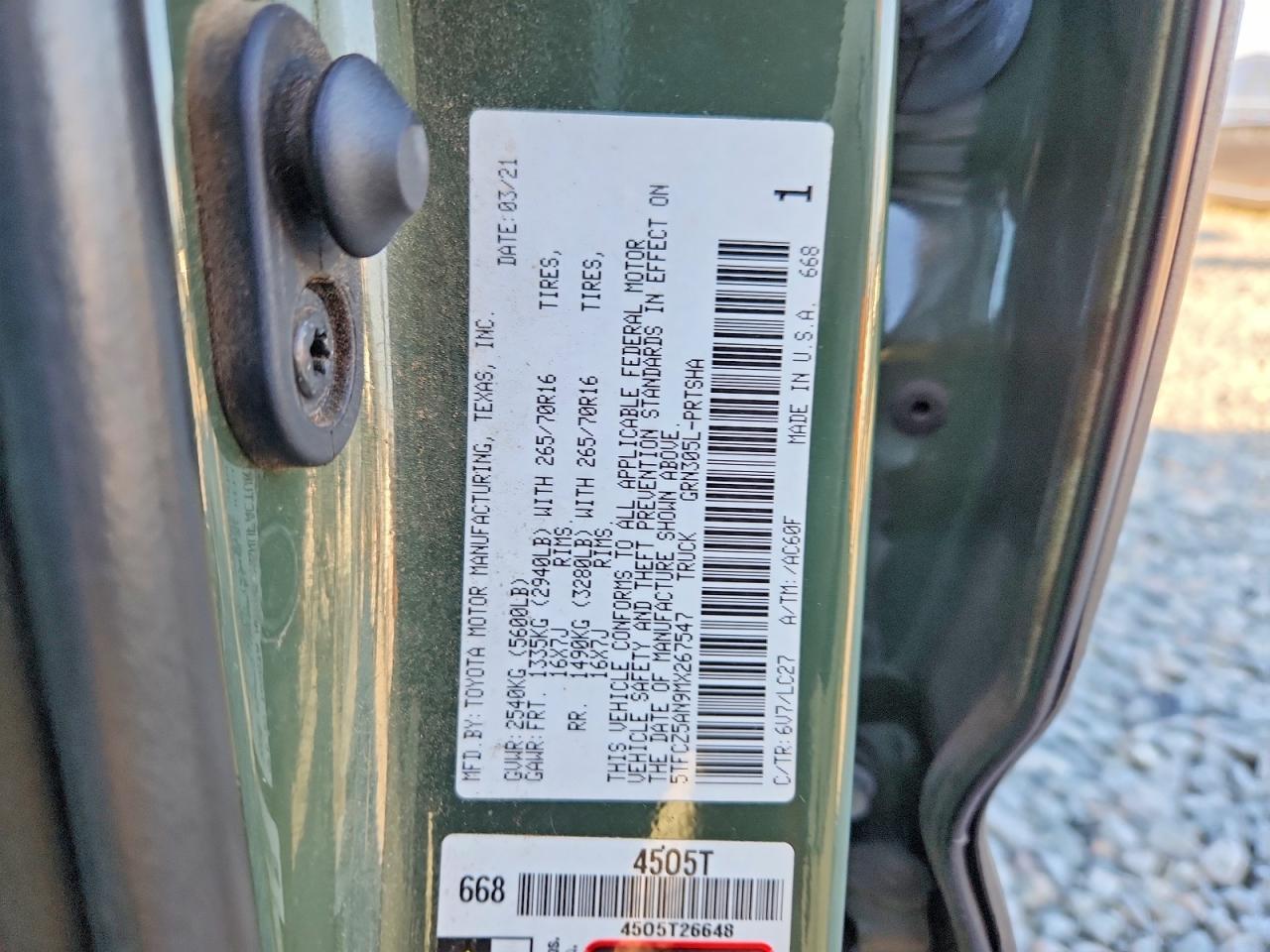 2021 Toyota Tacoma TRD OFF-Road