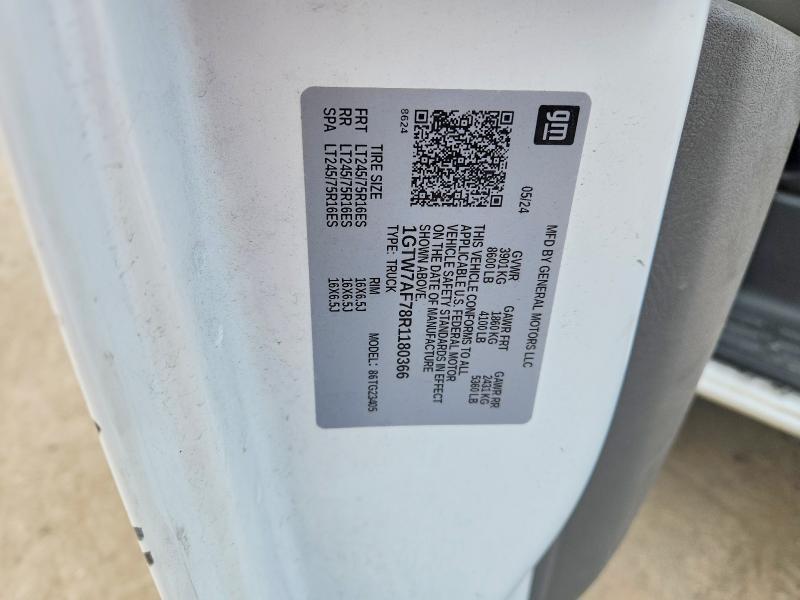 2024 GMC Savana 2500 Cargo Utility / Service van