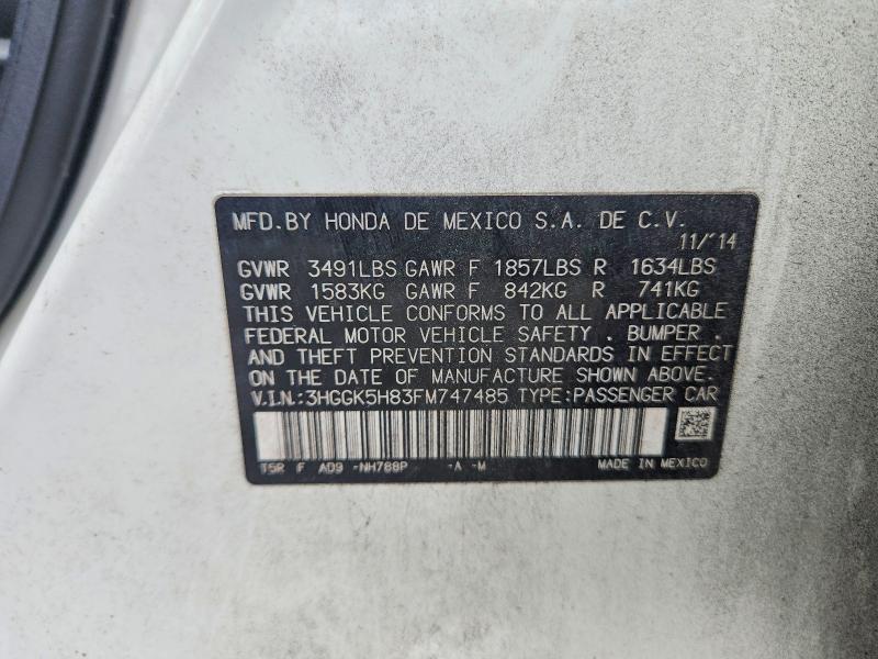2015 Honda Fit ex