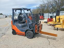 Salvage trucks for sale at Wilmer, TX auction: 2014 Toyota TA 8FGCU20 Forklift