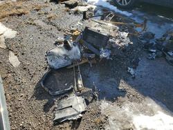 Salvage motorcycles for sale at Moncton, NB auction: 2011 Skidoo Grand Touring SE 1200