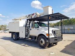 Salvage cars for sale from Copart Charles City, VA: 2015 Ford F750 Super Duty