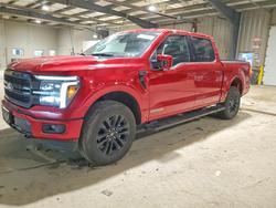 Salvage trucks for sale at West Mifflin, PA auction: 2025 Ford F150 Lariat
