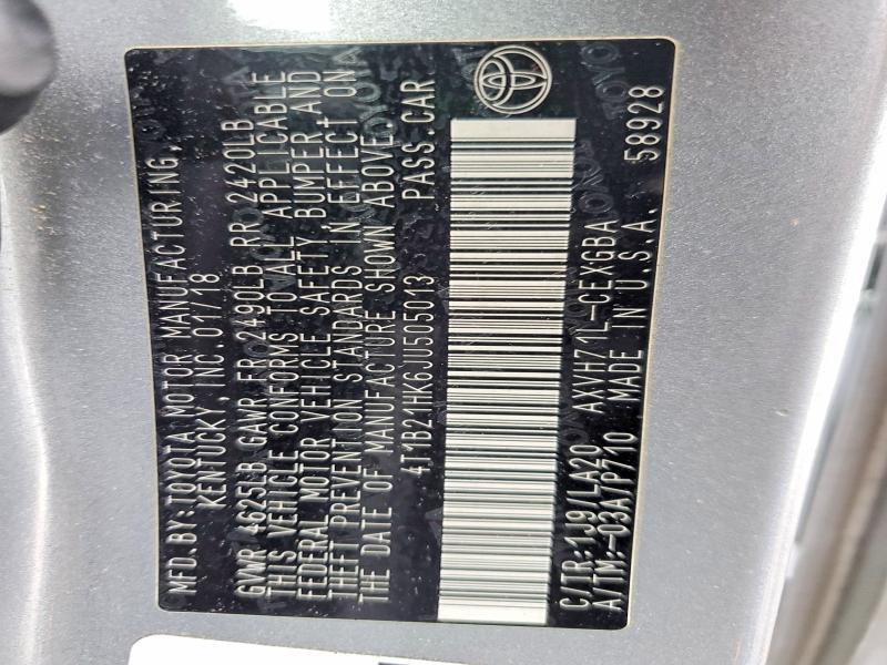 2018 Toyota Camry Hybrid xle