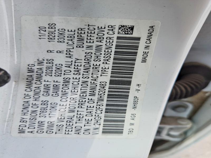 2021 Honda Civic Sport