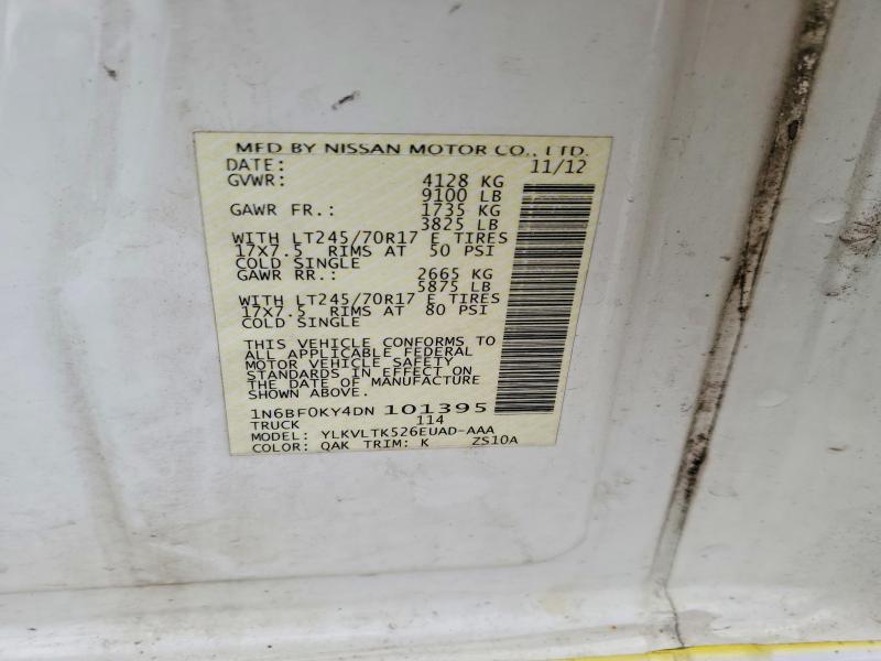 2013 Niss AN NV 2500 Delivery Van