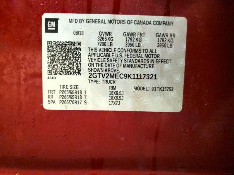 2019 GMC Sierra Limited K1500 SLE