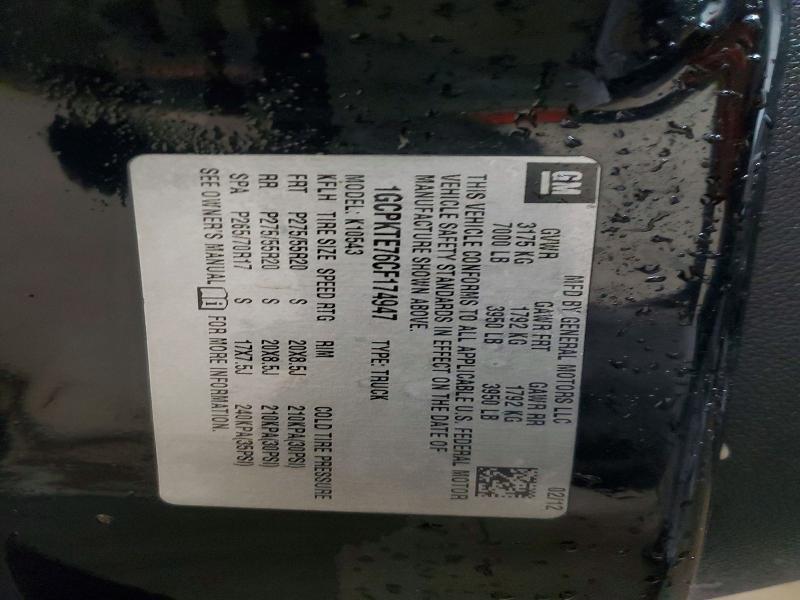 2012 Chevrolet Silverado K1500 LTZ