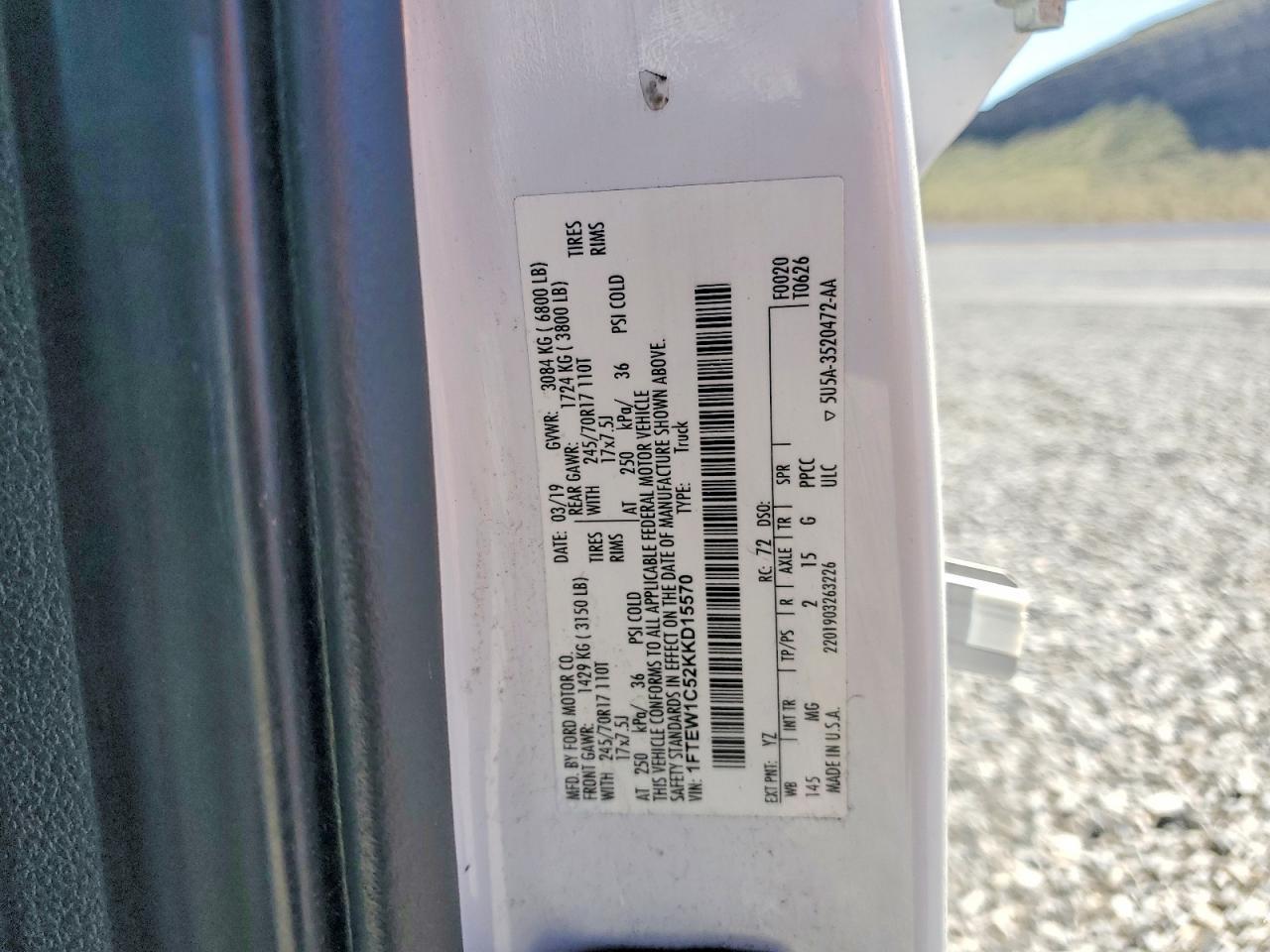 2019 Ford F150 Supercrew