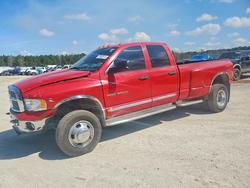 Salvage trucks for sale at Harleyville, SC auction: 2005 Dodge RAM 3500 ST