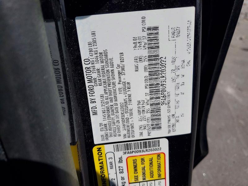 2020 Ford Fusion Titanium