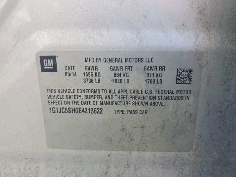 2014 Chevrolet Sonic lt