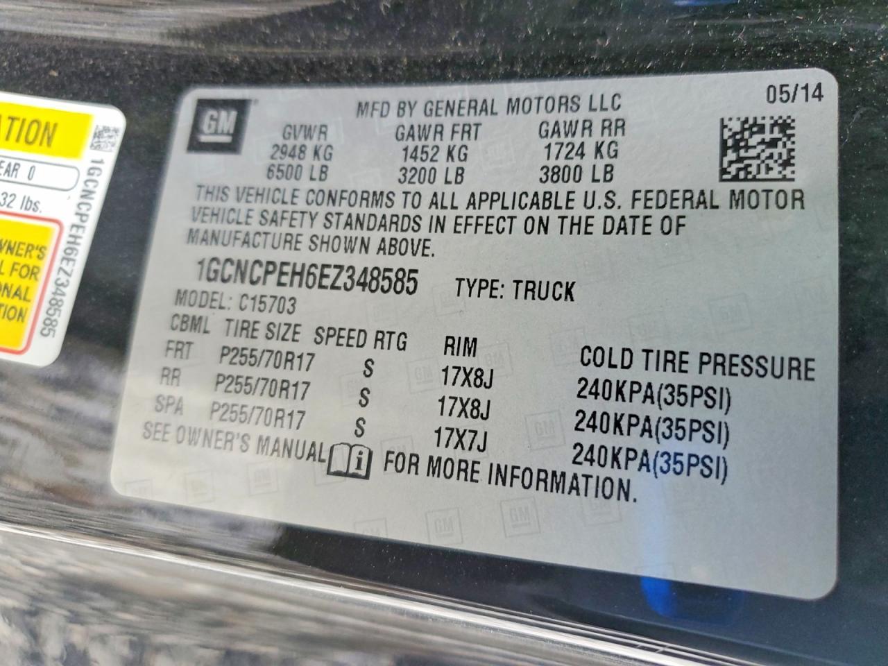 2014 Chevrolet Silverado C1500