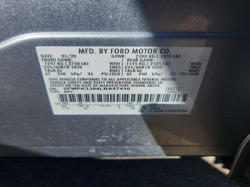 2020 Ford Edge sel