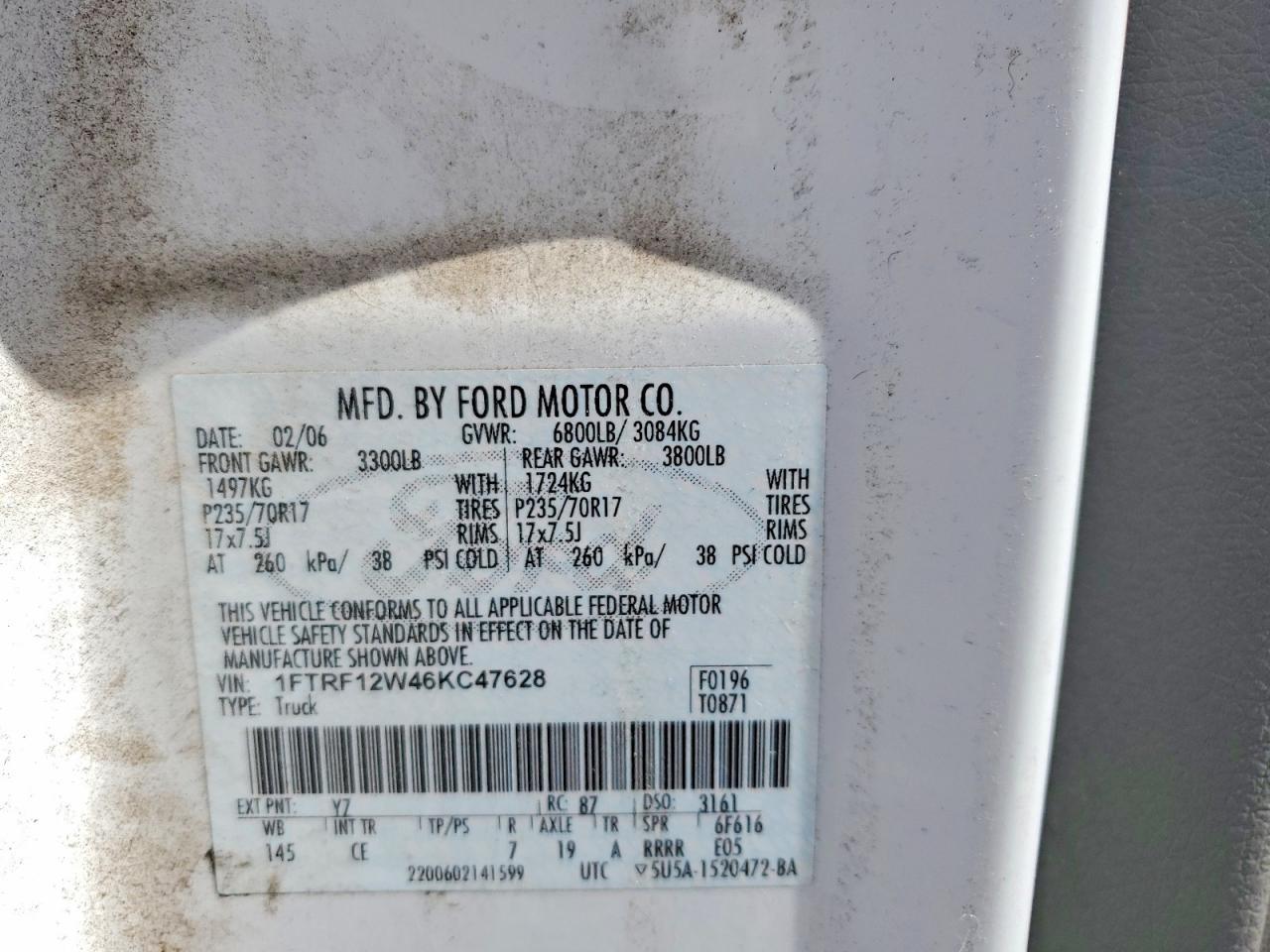 2006 Ford F150