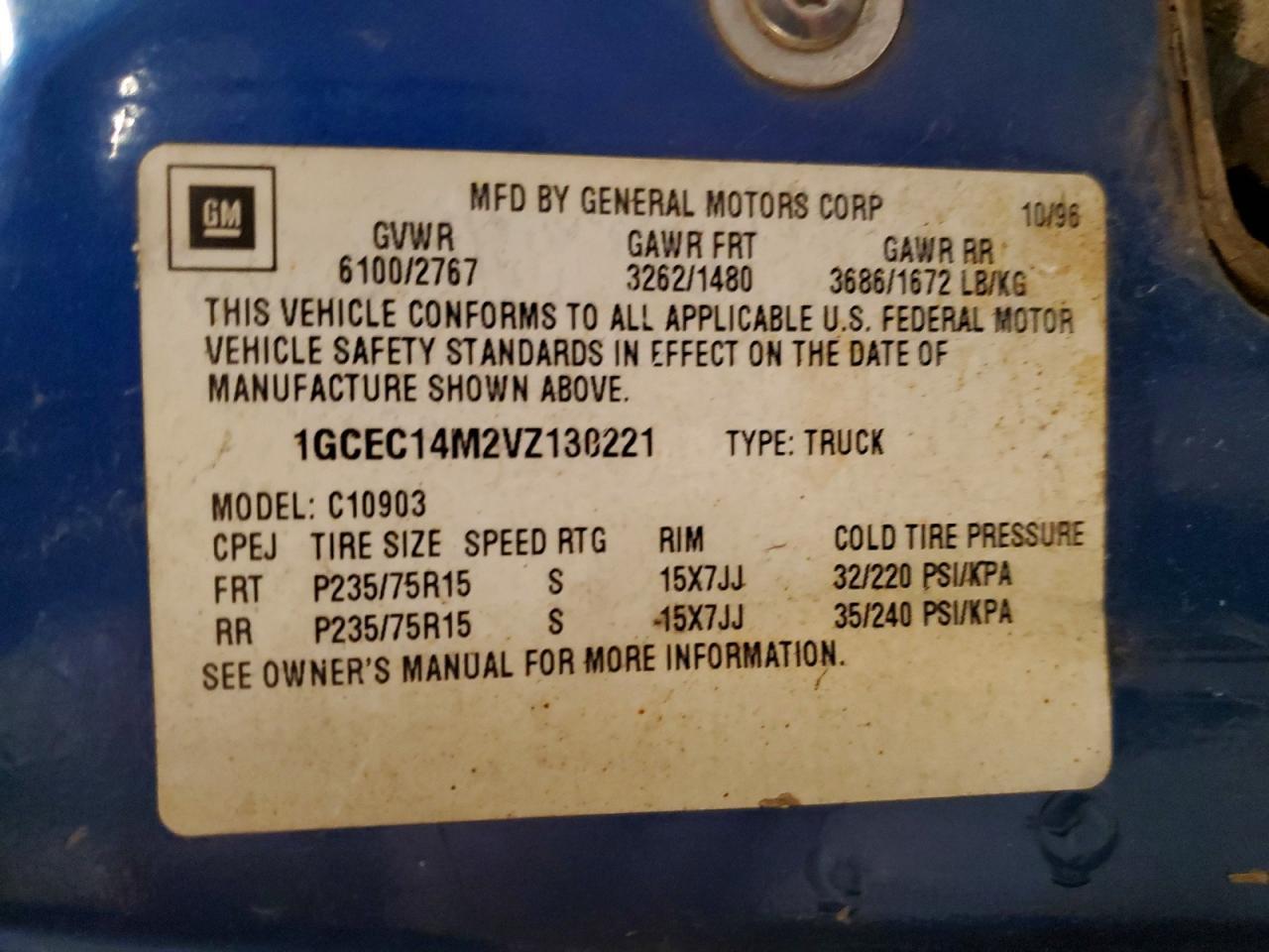 1997 Chevrolet GMT-400 C1500