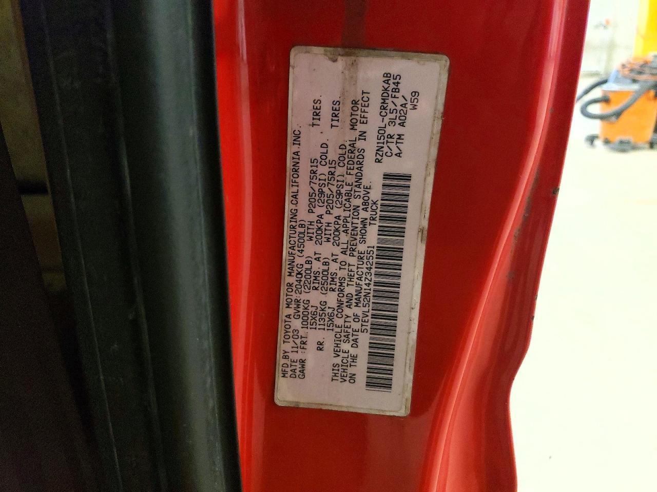 2004 Toyota Tacoma Base