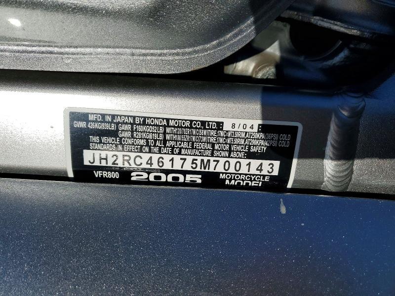 2005 Honda VFR800
