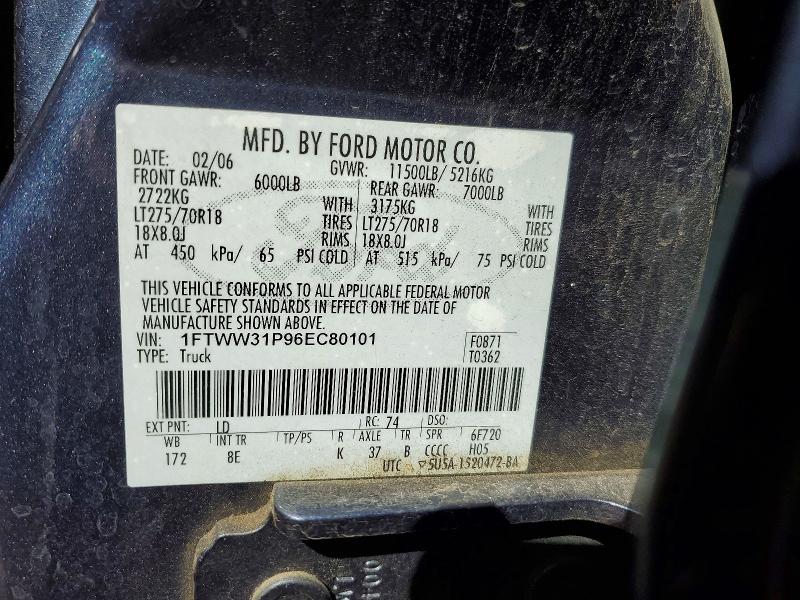 2006 Ford F350 SRW Super Duty