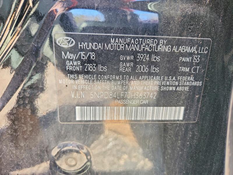 2018 Hyundai Elantra sel