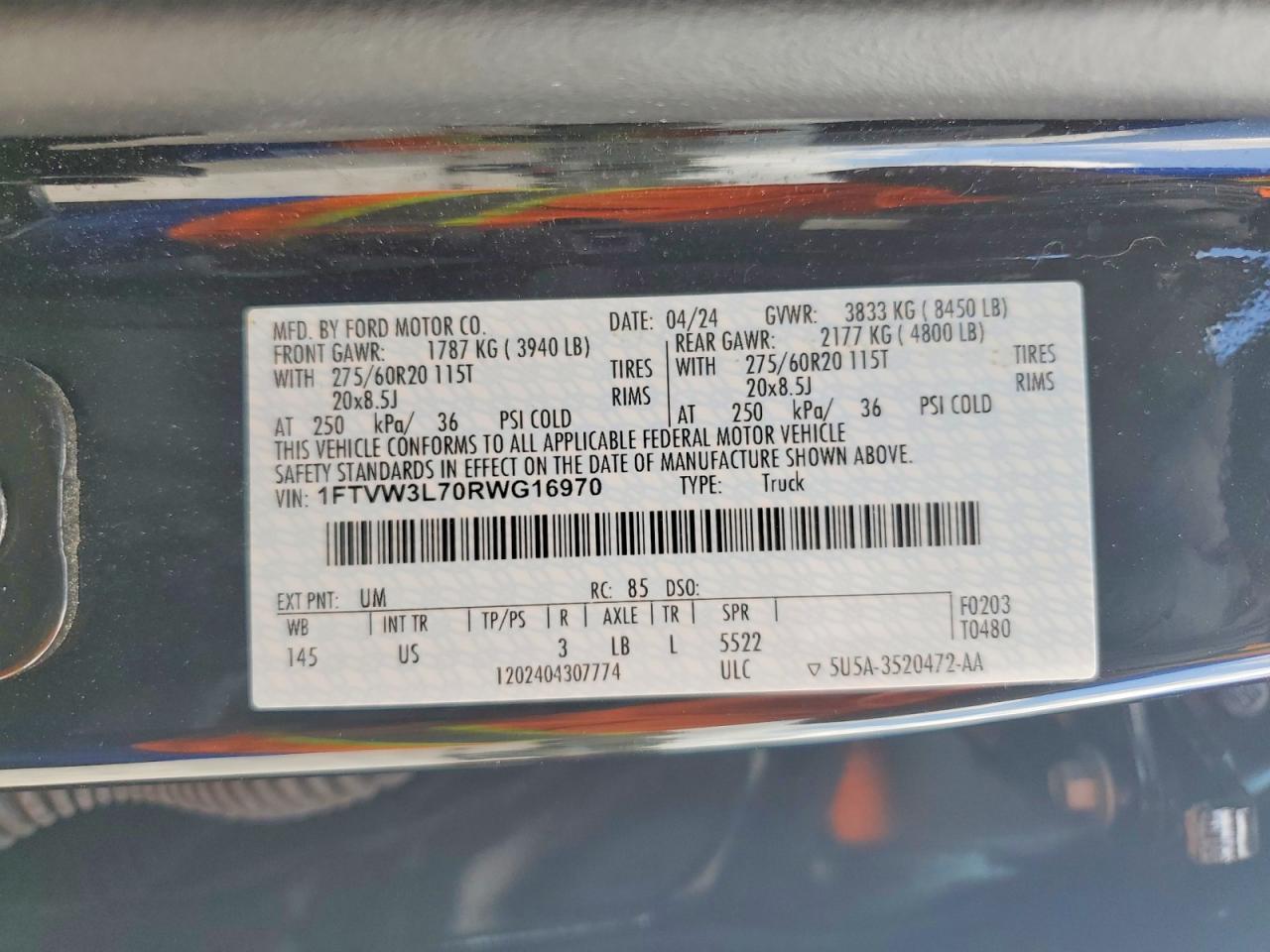 2024 Ford F150 Lightning XLT