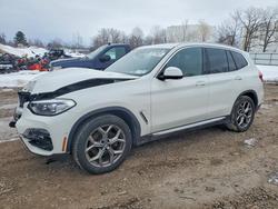 BMW X3 salvage cars for sale: 2021 BMW X3 Xdrive30i