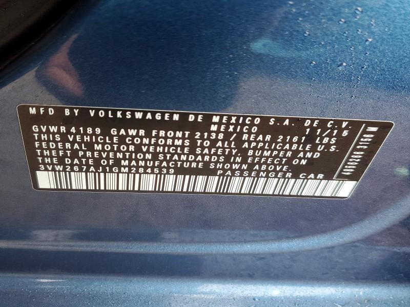 2016 Volkswagen Jetta s