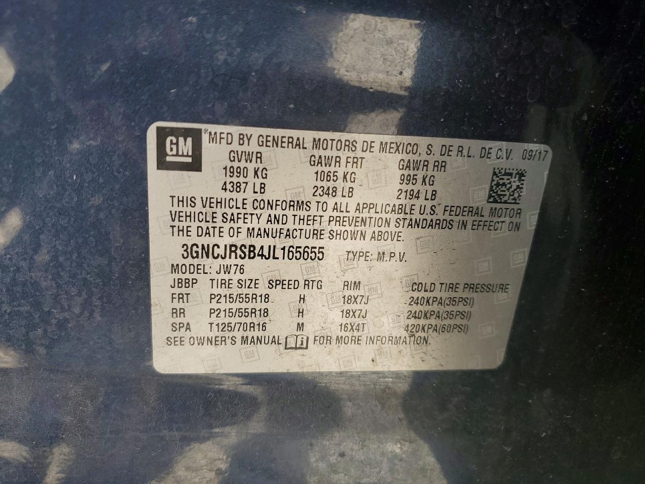 2018 Chevrolet Trax Premier