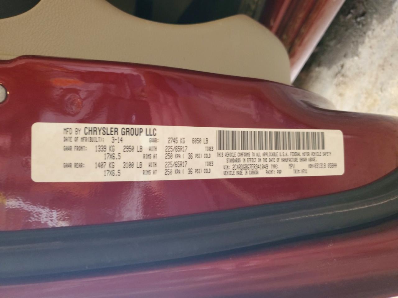 2014 Dodge Grand Caravan se