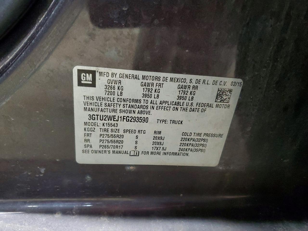 2015 GMC Sierra K1500 Denali