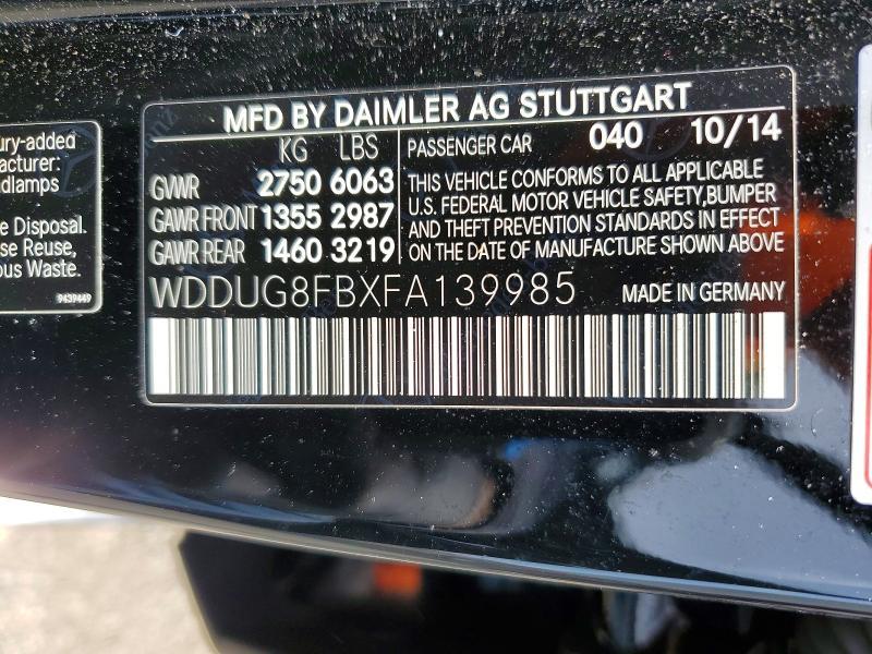 2015 Mercedes-Benz S 550 4matic