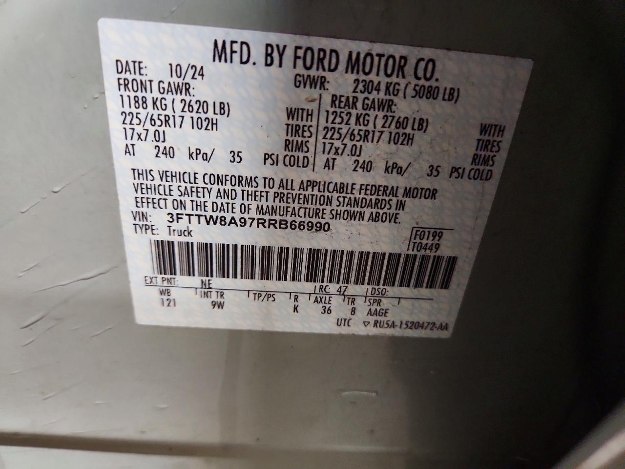 2024 Ford Maverick XL