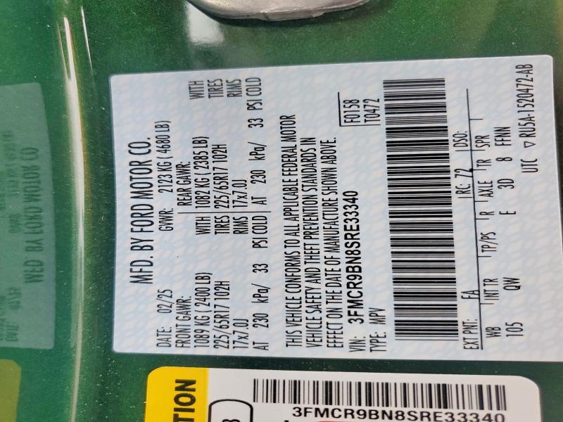 2025 Ford Bronco Sport big Bend