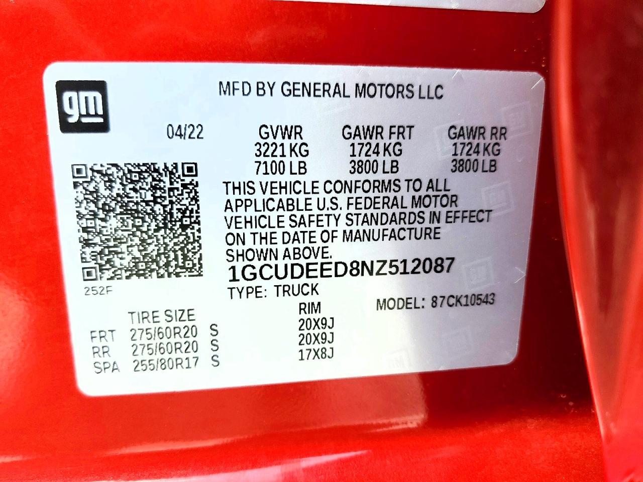 2022 Chevrolet Silverado K1500 RST