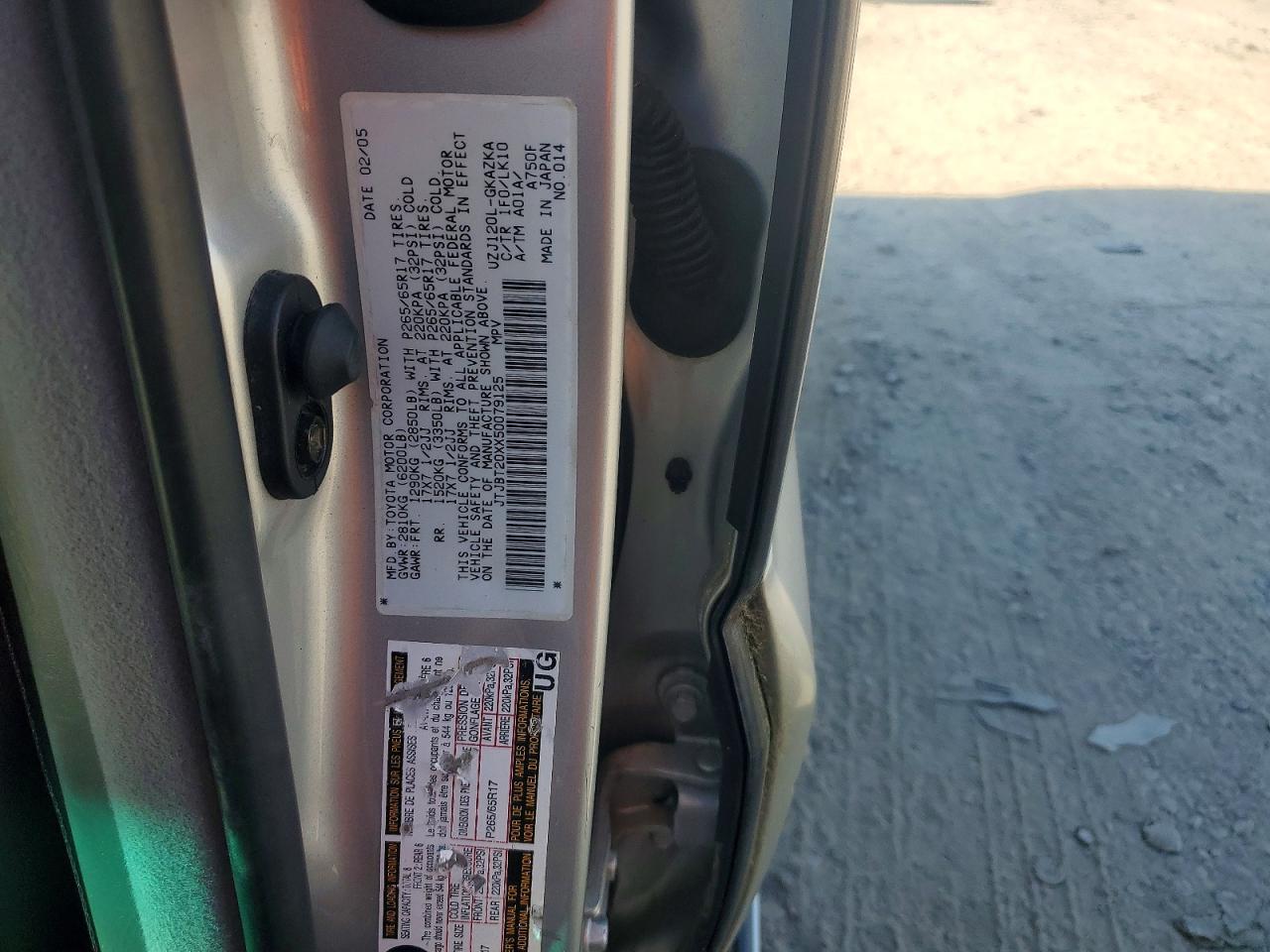 2005 Lexus Gx 470 Base