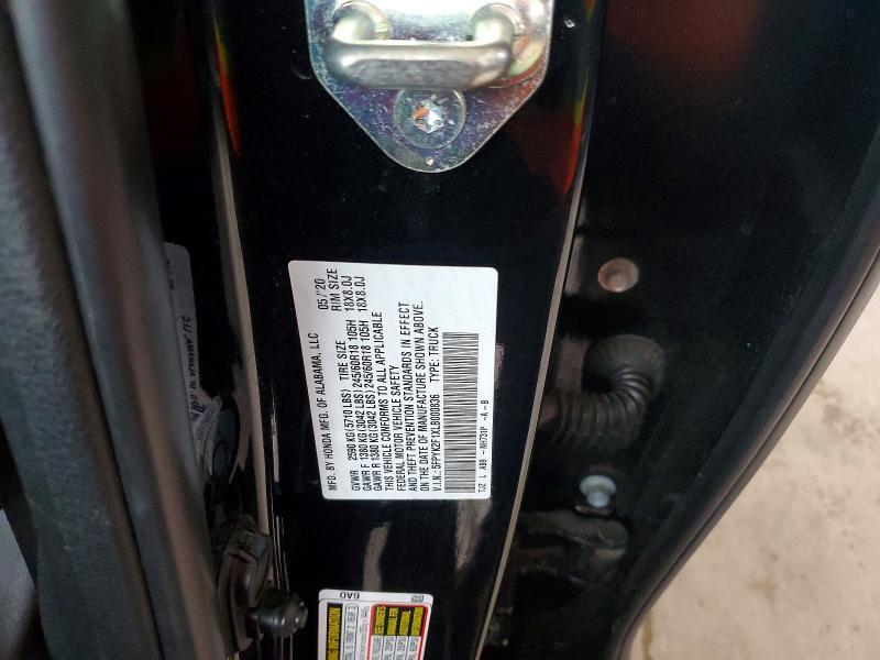 2020 Honda Ridgeline Sport