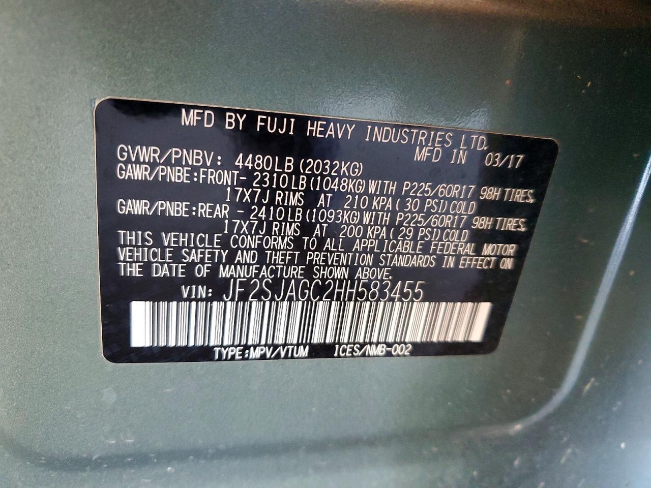 2017 Subaru Forester 2.5i Premium