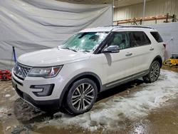 Ford Explorer salvage cars for sale: 2016 Ford Explorer Platinum
