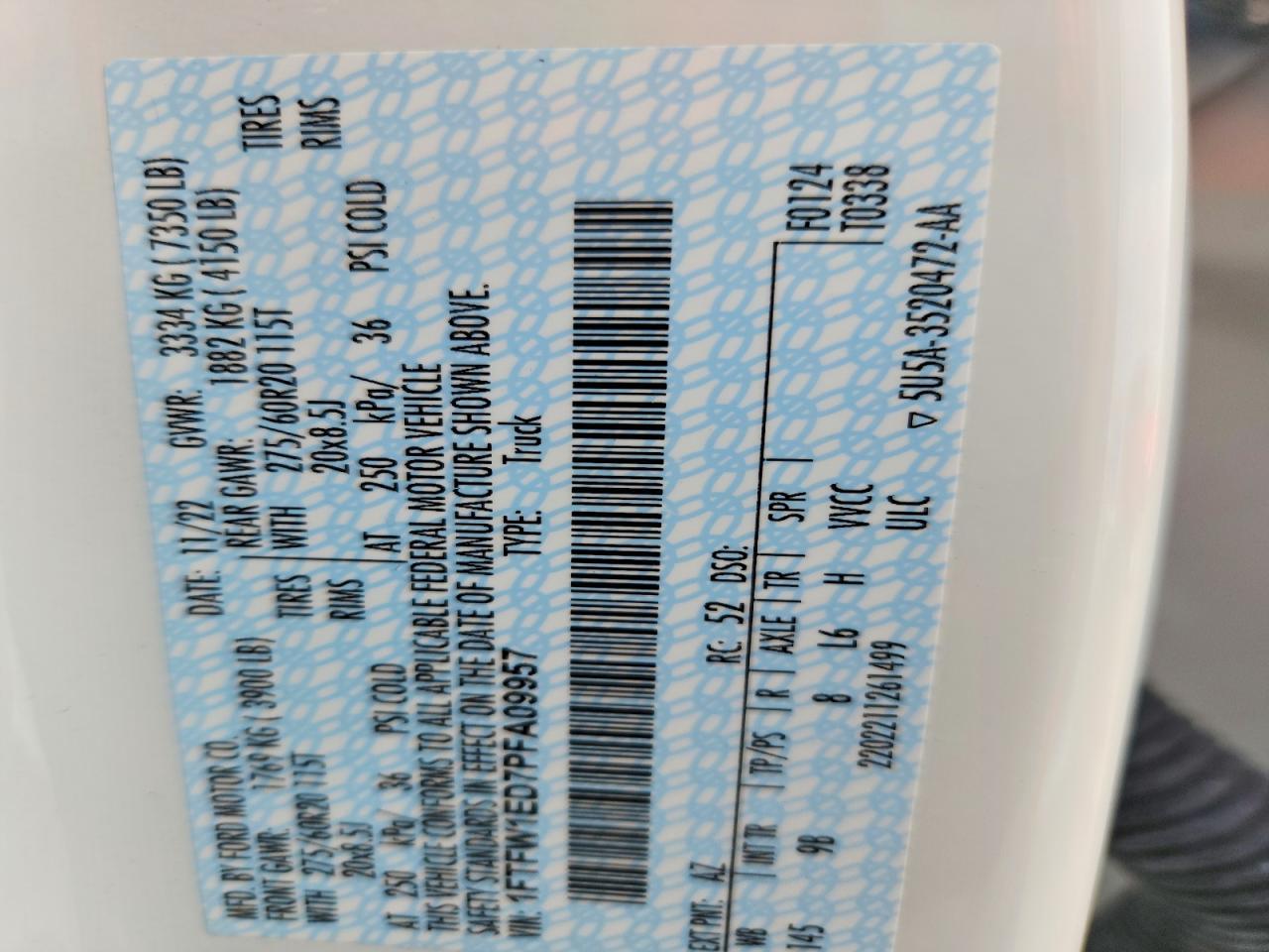 2023 Ford F150 Supercrew