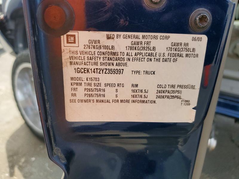 2000 Chevrolet Silverado K1500