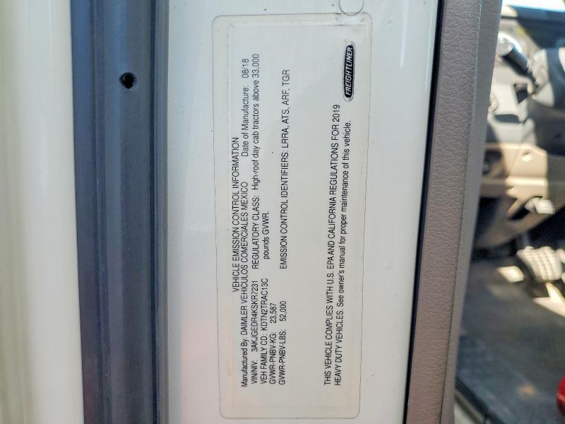 2019 Freigliner 2019 Freightliner Cascadia 125 Semi Truck