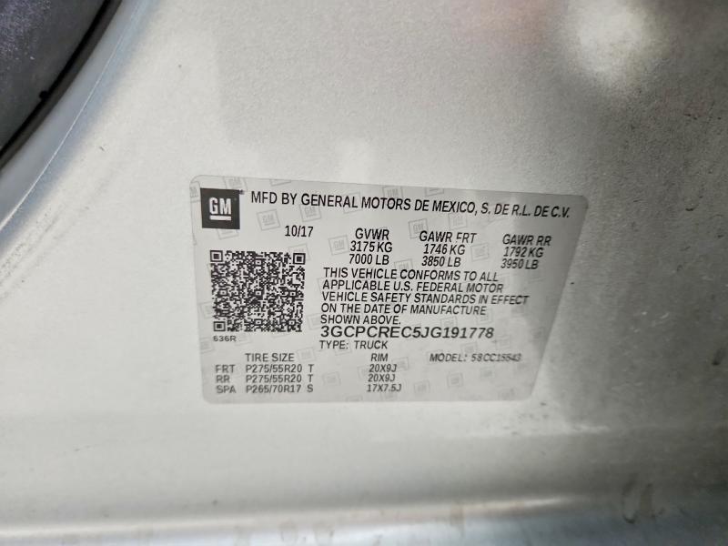 2018 Chevrolet Silverado C1500 LT