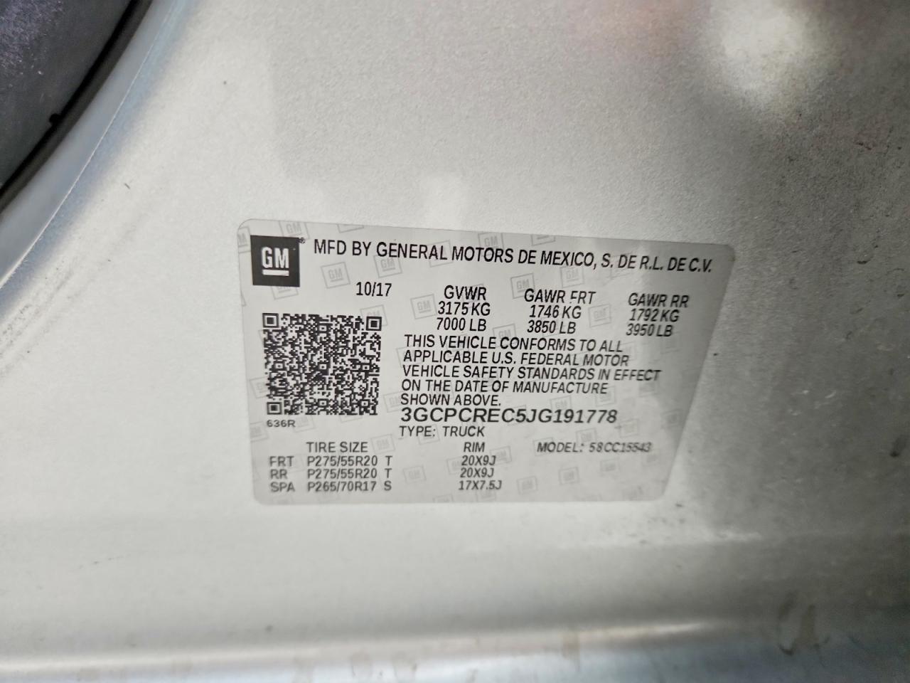 2018 Chevrolet Silverado C1500 LT