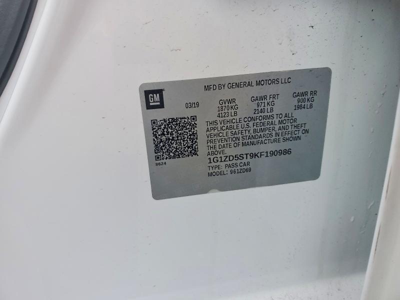 2019 Chevrolet Malibu lt