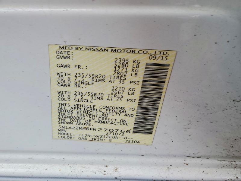 2015 Nissan Murano Platinum