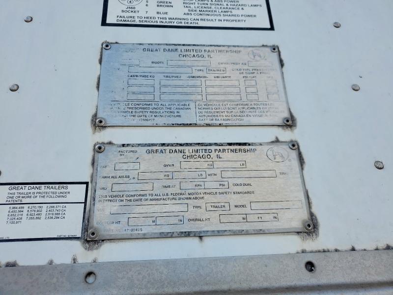1984 Great Dane DRY Van Trailer