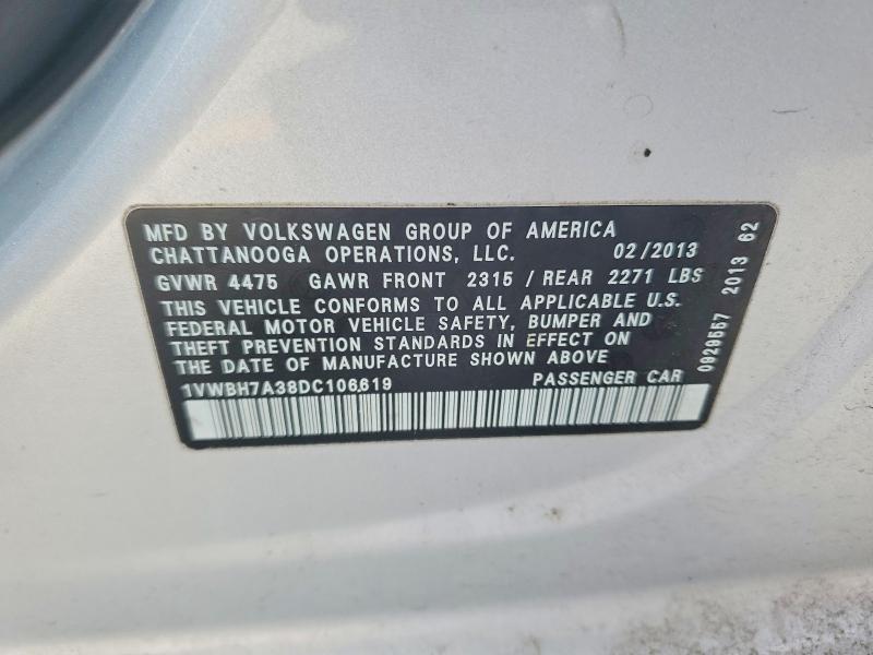 2013 Volkswagen Passat se