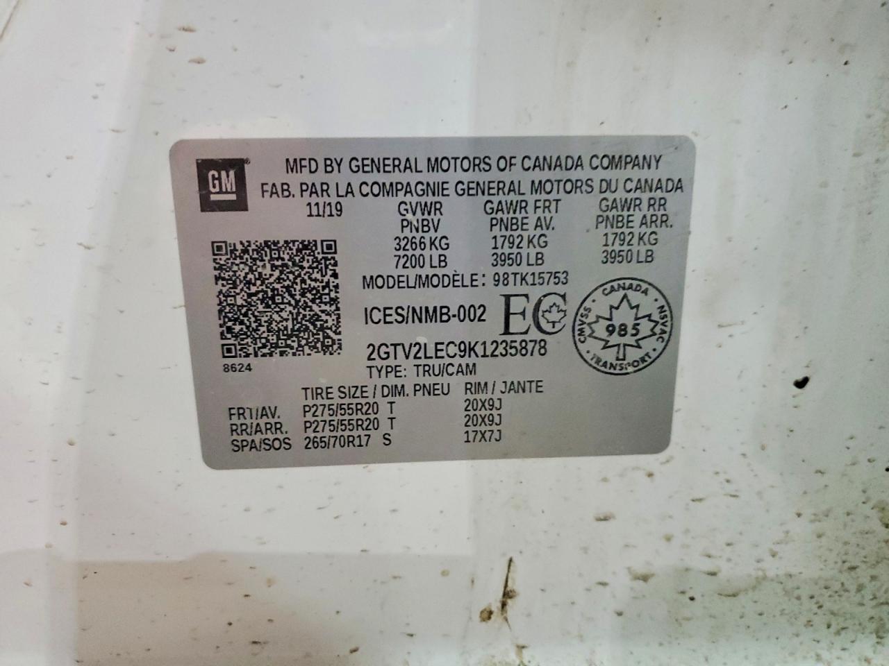 2019 GMC Sierra Limited K1500