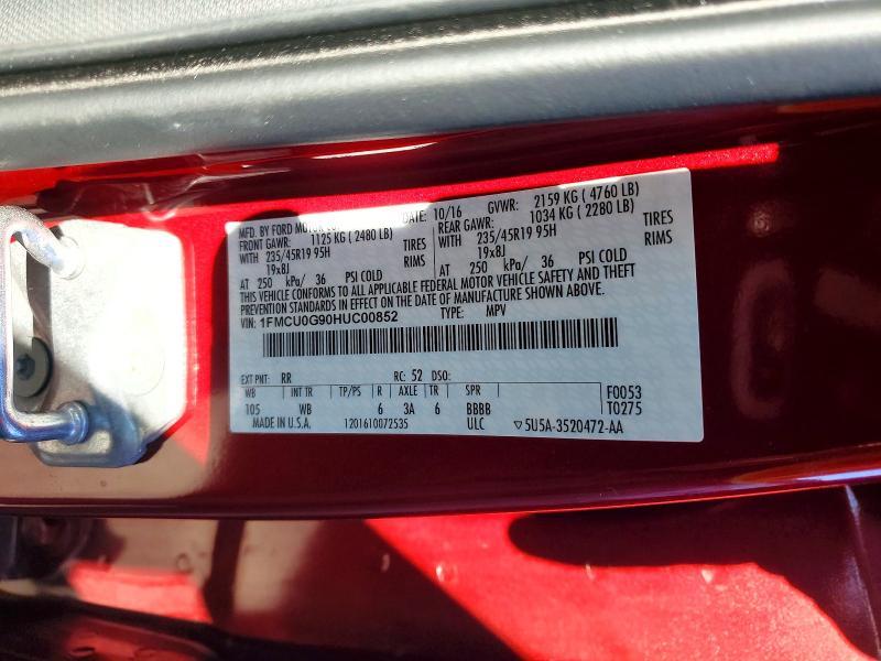 2017 Ford Escape se